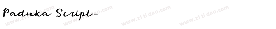 Paduka Script字体转换